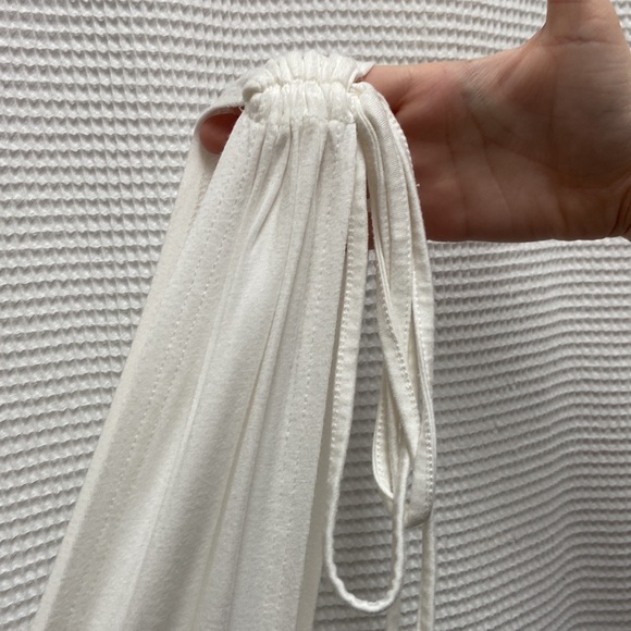 SHEIN women’s Greek goddess white stretchy tie dress. Size small/US 4. - Picture 8 of 13